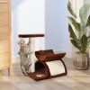 pawhut-mobilier-pisica-cu-tunel-suprafata-de-culcare-sisal-maro-40x30x43-cm