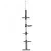 pawhut-stalp-de-catarat-pentru-pisici-ansamblu-de-zgariere-inaltime-reglabila-gri-40-x-34