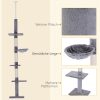 pawhut-stalp-de-catarat-pentru-pisici-ansamblu-de-zgariere-inaltime-reglabila-gri-40-x-34
