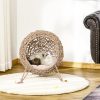 pawhut-casa-pentru-pisici-din-ratan-cu-perne-natur-52-x-58-cm