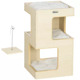 pawhut-mobilier-pentru-pisici-casa-de-pisici-pe-3-niveluri-cu-perna-cu-jucarie-soarece