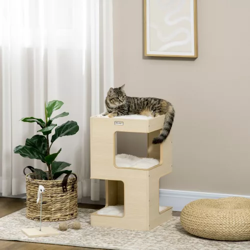 pawhut-mobilier-pentru-pisici-casa-de-pisici-pe-3-niveluri-cu-perna-cu-jucarie-soarece