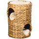 pawhut-turn-pentru-zgariat-pisici-2-niveluri-47-cm-inaltime-zambila-de-apa-naturala-cu