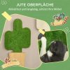 pawhut-covoras-de-zgariat-pentru-pisici-pentru-perete-set-de-2-franghie-de-iuta-cu-cuier