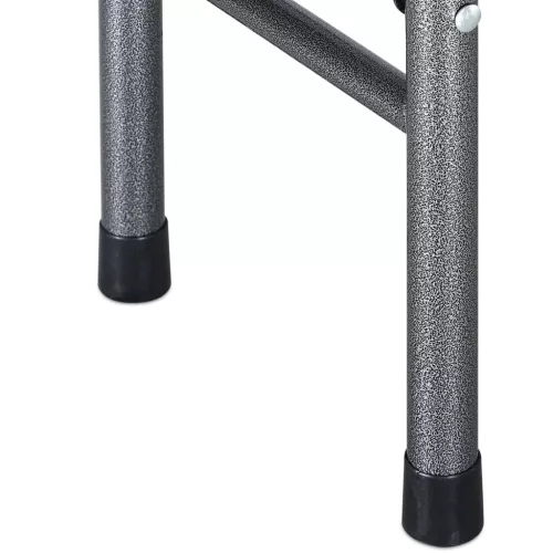 Bancă de grădină, set de 2, plastic alb, 28 x 183 x 44 cm