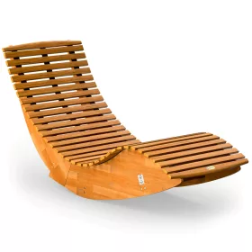 Șezlong din lemn de acacia, pliabil, 154 x 60 x 78 cm