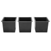 Suport De Flori, polyrattan, negru, 83 x 30 x 60 cm