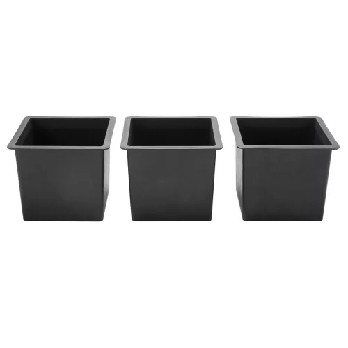 Suport De Flori, polyrattan, negru, 83 x 30 x 60 cm