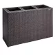Suport De Flori, polyrattan, maro, 30 x 83 x 60 cm