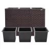 Suport De Flori, polyrattan, maro, 30 x 83 x 60 cm