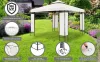 Pavilion, protecție UV 50+, crem, 300 x 300 x 260 cm