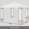 Pavilion, protecție UV 50+, crem, 300 x 300 x 260 cm