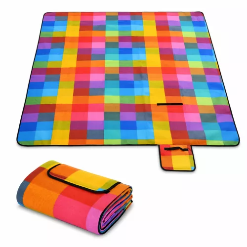 Pătură de picnic, pătură de plajă, 2x2 m, pixel