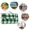 Pătură de picnic, pătură de plajă, 2x2 m, în carouri