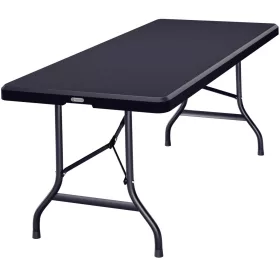   Masă de grădină pliabilă, din plastic, antracit, 183 x 75 x 73 cm