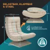 Fotoliu relaxant, material textil, crem