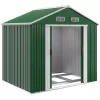 Depozit pentru grădină, verde, metal, waterproof, 260 x 205 x 180 cm