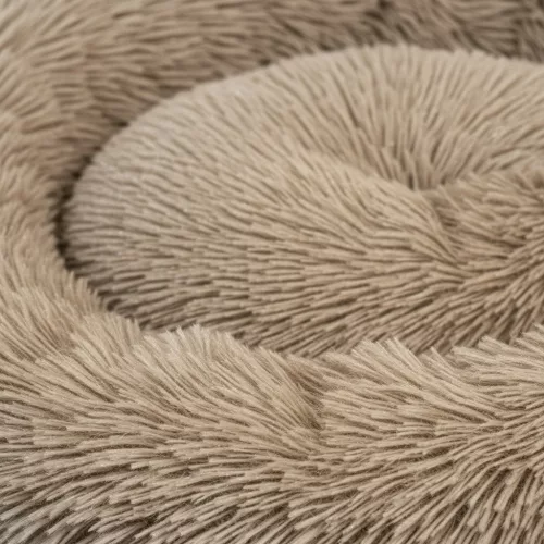 Pat rotund pentru câini Ponchik, 70 cm, maro