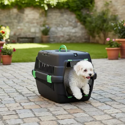 Cutie de transport pentru animale de companie, M 39x55x36 cm