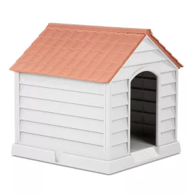 Cușcă pentru câini din plastic, M 66x77x63 cm