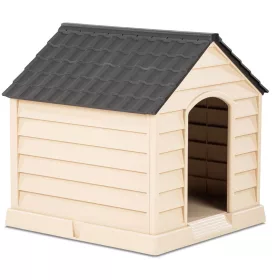 Cușcă pentru câini din plastic, M 66x77x63 cm
