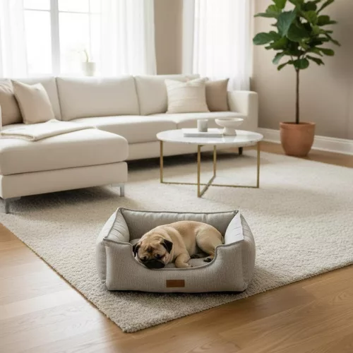 Pat pentru câini Nordic premium, S 60x50 cm