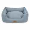 Pat pentru câini Nordic premium, M, albastru, 70 x 60 x 23 cm