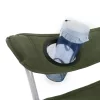 Scaun de camping, pliabil, 2 buc., cu cotiere, suport pentru pahar, 84 x 52 x 81 cm