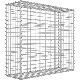 songmics-grila-gabion-cu-plasa-din-otel-zincat-100x90x30cm