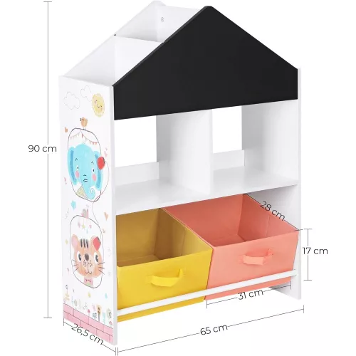 songmics-raft-depozitare-pentru-camera-copiilor-raft-carti-pentru-copii-65x26x90cm