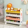 Organizator de jucării, raft de depozitare cu 12 cutii din textil, alb 83x38x78 cm