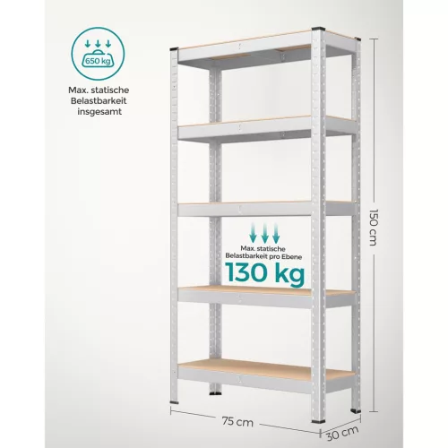 songmics-rafturi-cu-podea-rafturi-capacitate-de-incarcare-130kg-pe-raft-argintiu