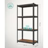 Raft, capacitate de încărcare 130 kg per raft, rustic maro-negru 160x80x40cm