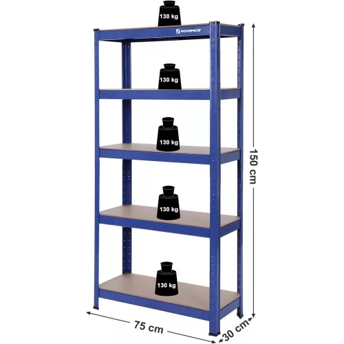 songmics-rafturi-cu-podea-rafturi-cu-capacitate-de-incarcare-de-130kg-pe-raft-albastru