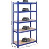 songmics-raft-pentru-garaj-capacitate-de-incarcare-175kg-pe-raft-albastru-180x90x40cm