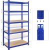 songmics-raft-pentru-garaj-capacitate-de-incarcare-175kg-pe-raft-albastru-180x90x40cm