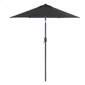 Umbrelă de terasă, rabatabilă, 197 cm, UPF 50+, gri