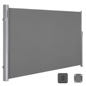   Copertină laterală pentru terasă, paravan de intimitate, gri, 180 x 350 cm