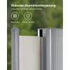 Copertină laterală pentru terasă, paravan de intimitate, bej, 280 g/m² 200 x 350 cm