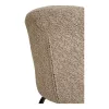 2 scaune de sufragerie Safira, bouclé, bej, design modern