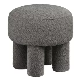 Puf Canberra, puf rotund, antracit