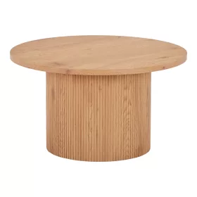   Masă de cafea, rotundă, naturală, diametru 80 cm, înălțime 45 cm