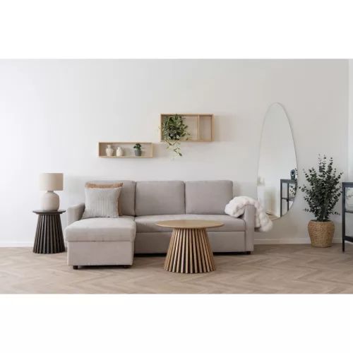 Pătură din blană artificială Galena, 130x180 cm, albă