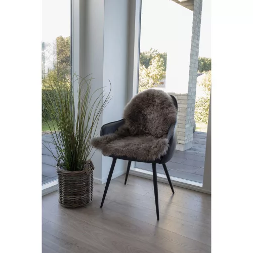 Covor din piele de miel, 50x85 cm, maro