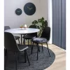 Perna scaun piele de miel, gri, Ø35 cm