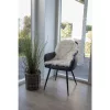 Covor din piele de miel, piele ecologică 50x85 cm, ivory