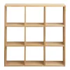 Raft de perete Moss, lemn de pin 46x10x46cm