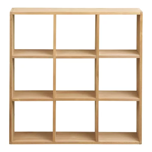 Raft de perete Moss, lemn de pin 46x10x46cm