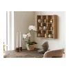 Raft de perete Moss, lemn de pin 46x10x46cm