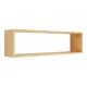 Raft de perete Ember, bambus 70x15x19.5cm